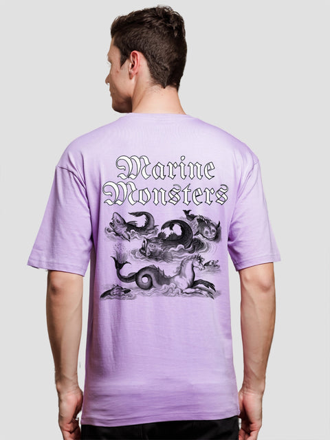 Adro Oversize T shirt for men | Drop shoulder T shirt | Mens Oversize T-shirt | 220 GSM Cotton Oversize Tshirt | Trendy Front and Back Printed T shirt