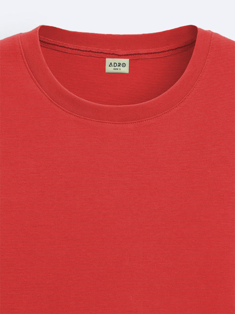 Adro Oversize T shirt for men | Drop shoulder T shirt | Mens Oversize T-shirt | 220 GSM Cotton Oversize Tshirt | Trendy Front and Back Printed T shirt
