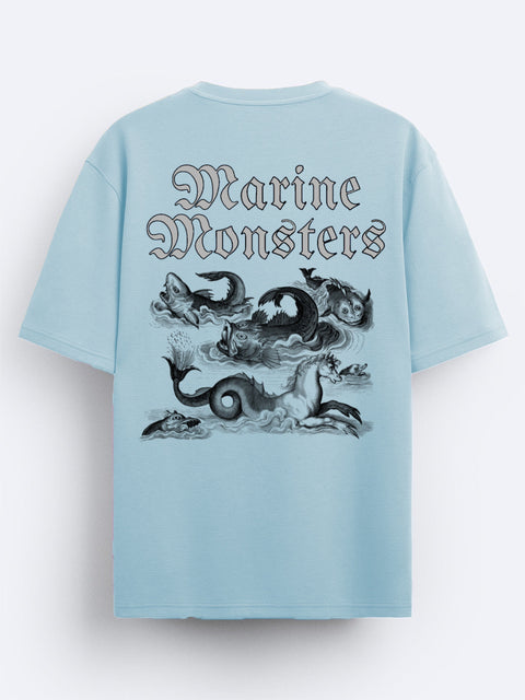 Adro Oversize T shirt for men | Drop shoulder T shirt | Mens Oversize T-shirt | 220 GSM Cotton Oversize Tshirt | Trendy Front and Back Printed T shirt