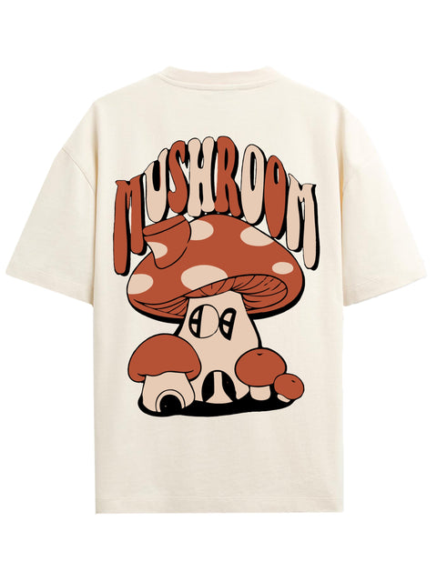 Adro Oversize T shirt for men | Drop shoulder T shirt | Mens Oversize T-shirt | 220 GSM Cotton Oversize Tshirt | Trendy Front and Back Printed T shirt