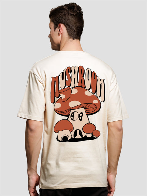 Adro Oversize T shirt for men | Drop shoulder T shirt | Mens Oversize T-shirt | 220 GSM Cotton Oversize Tshirt | Trendy Front and Back Printed T shirt