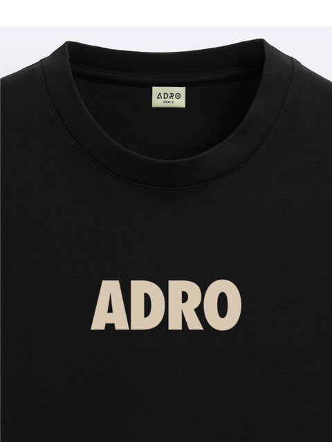 Adro Oversize T shirt for men | Drop shoulder T shirt | Mens Oversize T-shirt | 220 GSM Cotton Oversize Tshirt | Trendy Front and Back Printed T shirt