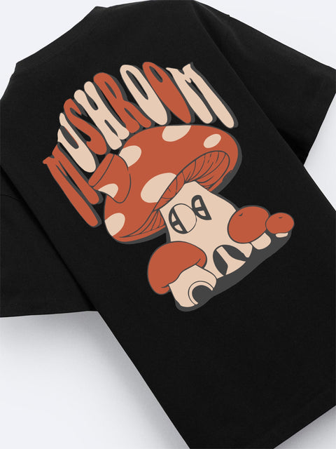 Adro Oversize T shirt for men | Drop shoulder T shirt | Mens Oversize T-shirt | 220 GSM Cotton Oversize Tshirt | Trendy Front and Back Printed T shirt