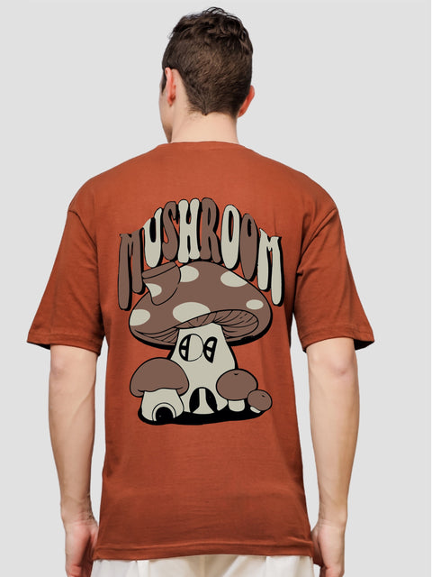 Adro Oversize T shirt for men | Drop shoulder T shirt | Mens Oversize T-shirt | 220 GSM Cotton Oversize Tshirt | Trendy Front and Back Printed T shirt