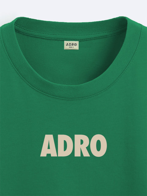 Adro Oversize T shirt for men | Drop shoulder T shirt | Mens Oversize T-shirt | 220 GSM Cotton Oversize Tshirt | Trendy Front and Back Printed T shirt