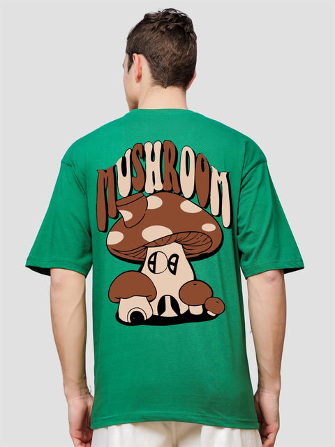 Adro Oversize T shirt for men | Drop shoulder T shirt | Mens Oversize T-shirt | 220 GSM Cotton Oversize Tshirt | Trendy Front and Back Printed T shirt
