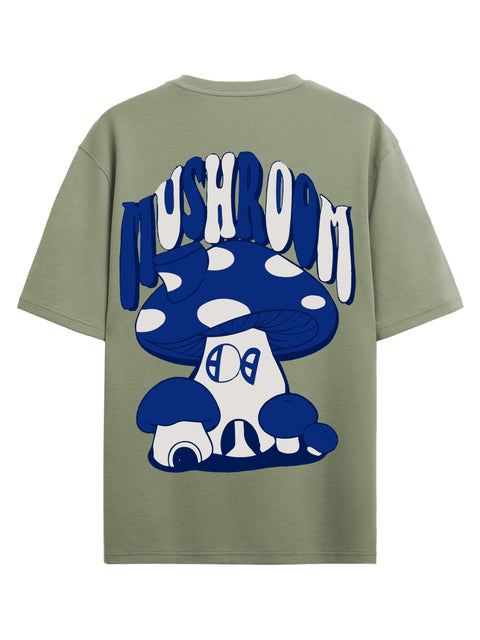 Adro Oversize T shirt for men | Drop shoulder T shirt | Mens Oversize T-shirt | 220 GSM Cotton Oversize Tshirt | Trendy Front and Back Printed T shirt