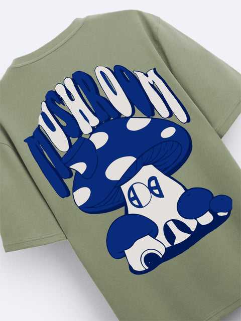 Adro Oversize T shirt for men | Drop shoulder T shirt | Mens Oversize T-shirt | 220 GSM Cotton Oversize Tshirt | Trendy Front and Back Printed T shirt