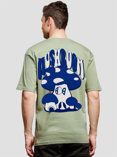 Adro Oversize T shirt for men | Drop shoulder T shirt | Mens Oversize T-shirt | 220 GSM Cotton Oversize Tshirt | Trendy Front and Back Printed T shirt