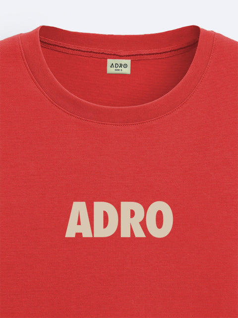 Adro Oversize T shirt for men | Drop shoulder T shirt | Mens Oversize T-shirt | 220 GSM Cotton Oversize Tshirt | Trendy Front and Back Printed T shirt