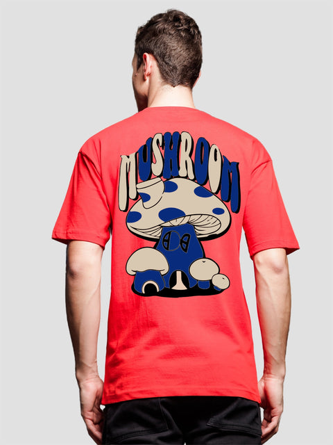 Adro Oversize T shirt for men | Drop shoulder T shirt | Mens Oversize T-shirt | 220 GSM Cotton Oversize Tshirt | Trendy Front and Back Printed T shirt