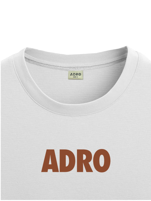 Adro Oversize T shirt for men | Drop shoulder T shirt | Mens Oversize T-shirt | 220 GSM Cotton Oversize Tshirt | Trendy Front and Back Printed T shirt