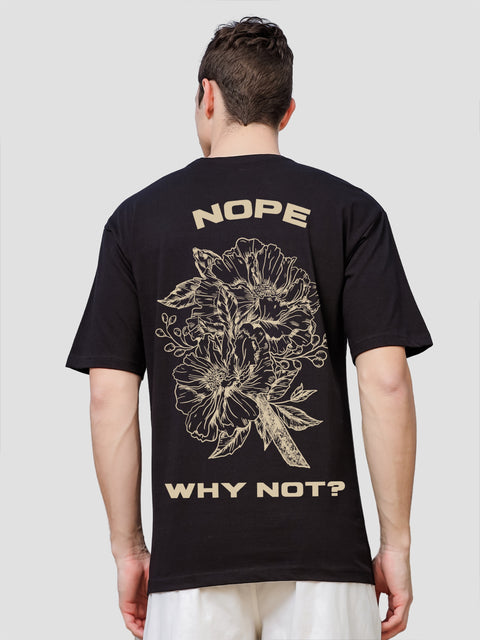 Adro Oversize T shirt for men | Drop shoulder T shirt | Mens Oversize T-shirt | 220 GSM Cotton Oversize Tshirt | Trendy Front and Back Printed T shirt