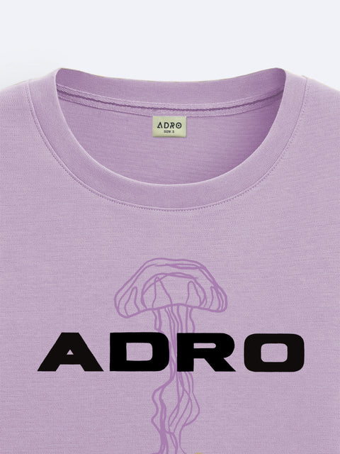 Adro Oversize T shirt for men | Drop shoulder T shirt | Mens Oversize T-shirt | 220 GSM Cotton Oversize Tshirt | Trendy Front and Back Printed T shirt
