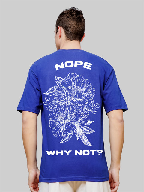 Adro Oversize T shirt for men | Drop shoulder T shirt | Mens Oversize T-shirt | 220 GSM Cotton Oversize Tshirt | Trendy Front and Back Printed T shirt