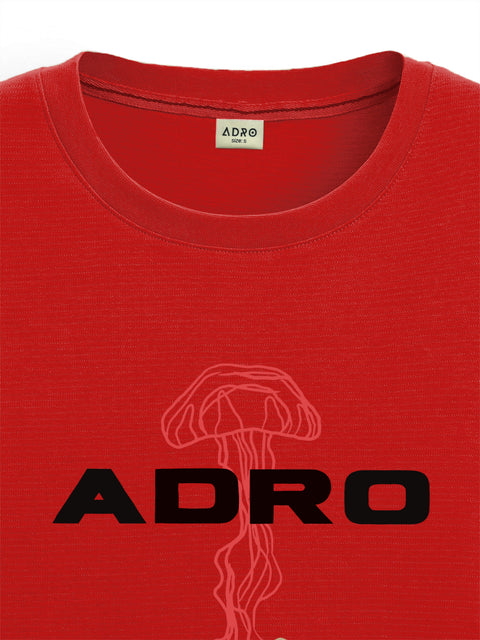 Adro Oversize T shirt for men | Drop shoulder T shirt | Mens Oversize T-shirt | 220 GSM Cotton Oversize Tshirt | Trendy Front and Back Printed T shirt