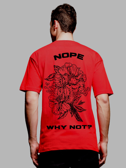 Adro Oversize T shirt for men | Drop shoulder T shirt | Mens Oversize T-shirt | 220 GSM Cotton Oversize Tshirt | Trendy Front and Back Printed T shirt