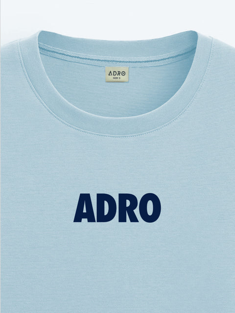 Adro Oversize T shirt for men | Drop shoulder T shirt | Mens Oversize T-shirt | 220 GSM Cotton Oversize Tshirt | Trendy Front and Back Printed T shirt