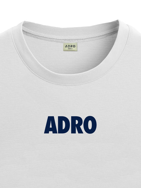 Adro Oversize T shirt for men | Drop shoulder T shirt | Mens Oversize T-shirt | 220 GSM Cotton Oversize Tshirt | Trendy Front and Back Printed T shirt