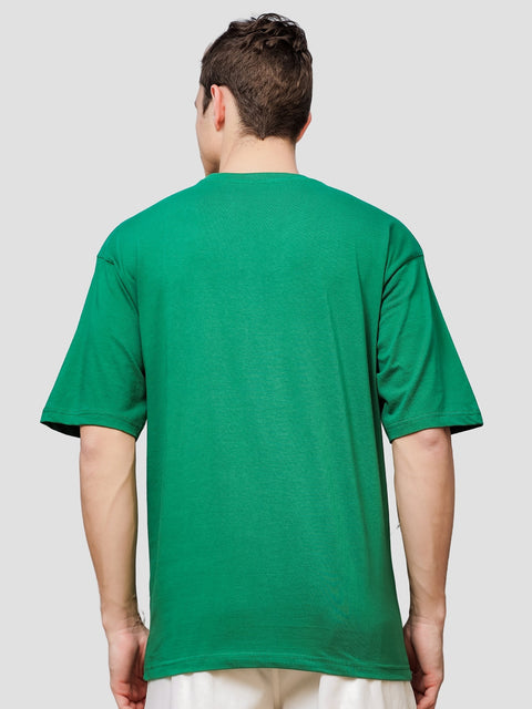 Adro Oversize T shirt for men | Drop shoulder T shirt | Mens Oversize T-shirt | 220 GSM Cotton Oversize Tshirt | Trendy Front and Back Printed T shirt