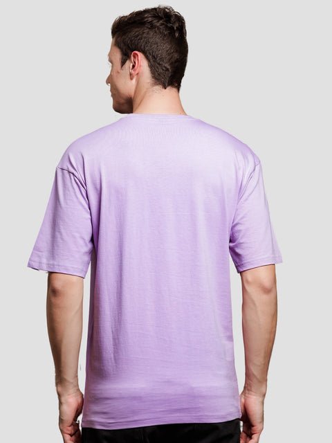 Adro Oversize T shirt for men | Drop shoulder T shirt | Mens Oversize T-shirt | 220 GSM Cotton Oversize Tshirt | Trendy Front and Back Printed T shirt