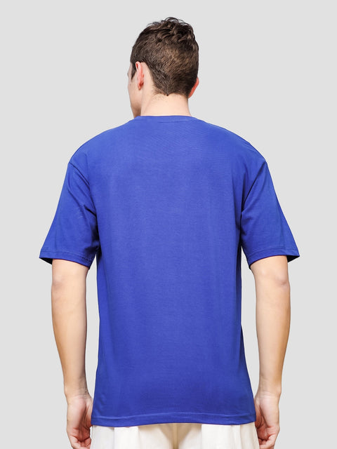 Adro Oversize T shirt for men | Drop shoulder T shirt | Mens Oversize T-shirt | 220 GSM Cotton Oversize Tshirt | Trendy Front and Back Printed T shirt