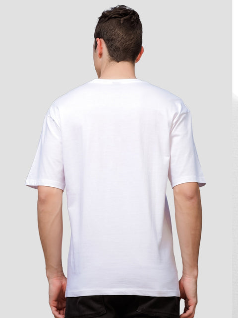 Adro Oversize T shirt for men | Drop shoulder T shirt | Mens Oversize T-shirt | 220 GSM Cotton Oversize Tshirt | Trendy Front and Back Printed T shirt