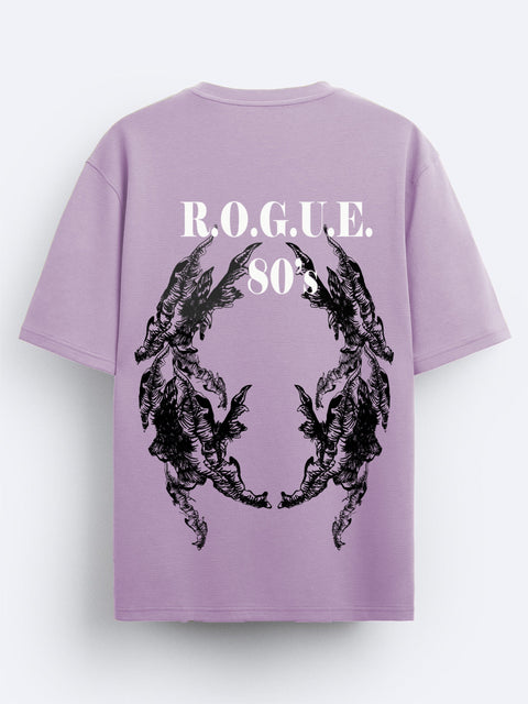 Adro Oversize T shirt for men | Drop shoulder T shirt | Mens Oversize T-shirt | 220 GSM Cotton Oversize Tshirt | Trendy Front and Back Printed T shirt