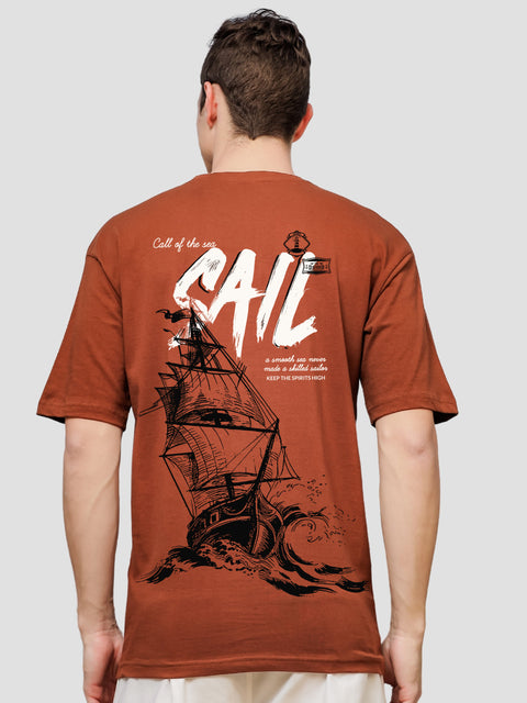 Adro Oversize T shirt for men | Drop shoulder T shirt | Mens Oversize T-shirt | 220 GSM Cotton Oversize Tshirt | Trendy Front and Back Printed T shirt