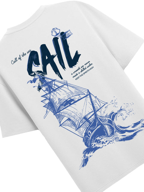 Adro Oversize T shirt for men | Drop shoulder T shirt | Mens Oversize T-shirt | 220 GSM Cotton Oversize Tshirt | Trendy Front and Back Printed T shirt