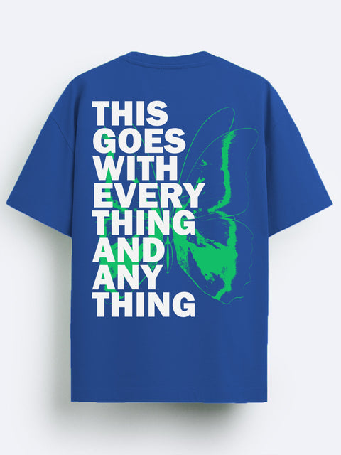 Adro Oversize T shirt for men | Drop shoulder T shirt | Mens Oversize T-shirt | 220 GSM Cotton Oversize Tshirt | Trendy Front and Back Printed T shirt