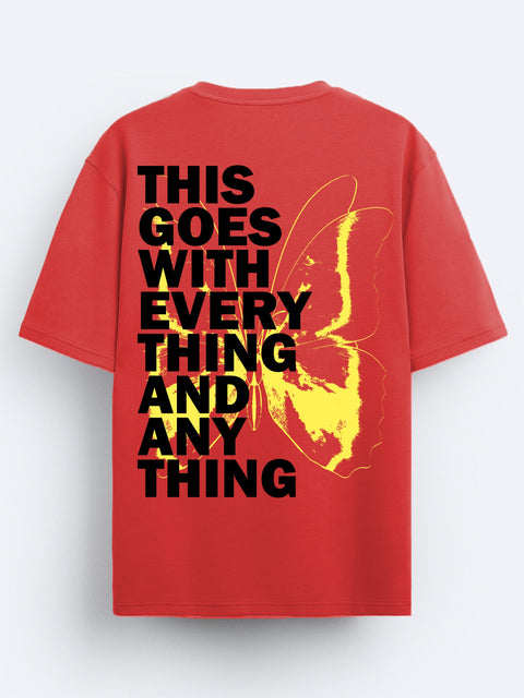Adro Oversize T shirt for men | Drop shoulder T shirt | Mens Oversize T-shirt | 220 GSM Cotton Oversize Tshirt | Trendy Front and Back Printed T shirt