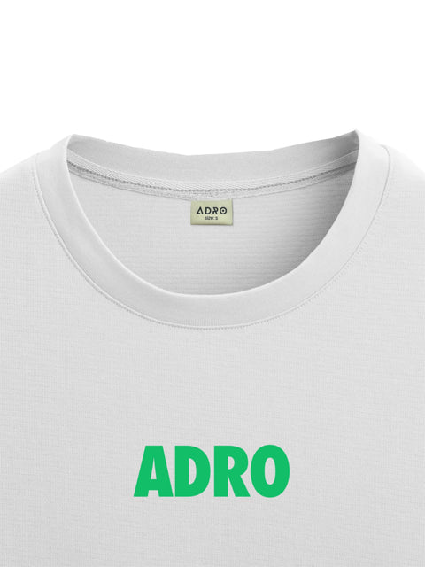 Adro Oversize T shirt for men | Drop shoulder T shirt | Mens Oversize T-shirt | 220 GSM Cotton Oversize Tshirt | Trendy Front and Back Printed T shirt