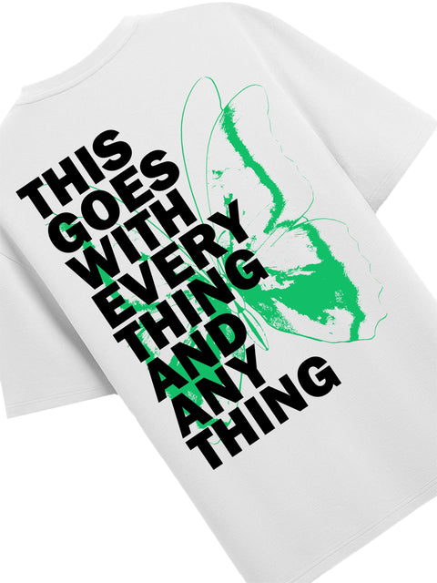 Adro Oversize T shirt for men | Drop shoulder T shirt | Mens Oversize T-shirt | 220 GSM Cotton Oversize Tshirt | Trendy Front and Back Printed T shirt