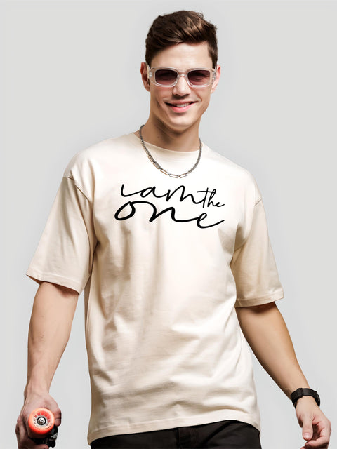 Adro Oversize T shirt for men | Drop shoulder T shirt | Mens Oversize T-shirt | 220 GSM Cotton Oversize Tshirt | Trendy Front and Back Printed T shirt