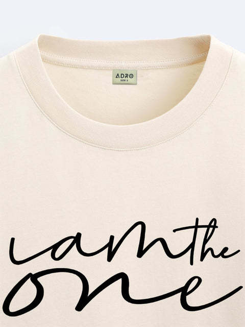 Adro Oversize T shirt for men | Drop shoulder T shirt | Mens Oversize T-shirt | 220 GSM Cotton Oversize Tshirt | Trendy Front and Back Printed T shirt