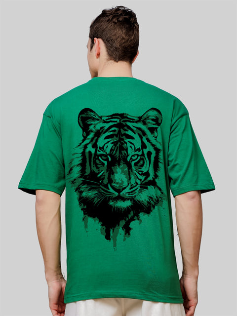 Adro Oversize T shirt for men | Drop shoulder T shirt | Mens Oversize T-shirt | 220 GSM Cotton Oversize Tshirt | Trendy Front and Back Printed T shirt