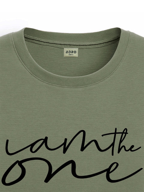 Adro Oversize T shirt for men | Drop shoulder T shirt | Mens Oversize T-shirt | 220 GSM Cotton Oversize Tshirt | Trendy Front and Back Printed T shirt