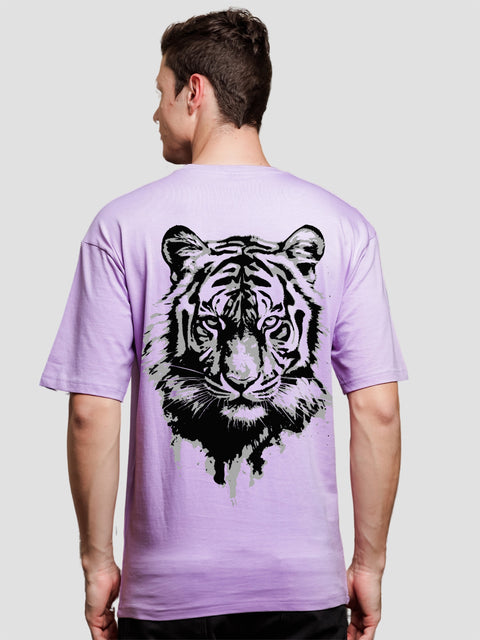 Adro Oversize T shirt for men | Drop shoulder T shirt | Mens Oversize T-shirt | 220 GSM Cotton Oversize Tshirt | Trendy Front and Back Printed T shirt