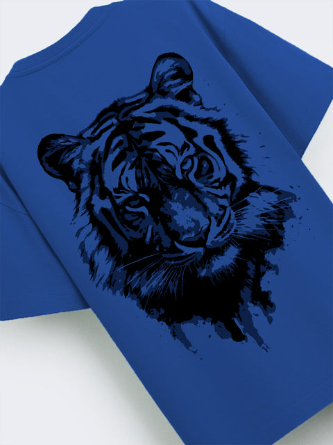 Adro Oversize T shirt for men | Drop shoulder T shirt | Mens Oversize T-shirt | 220 GSM Cotton Oversize Tshirt | Trendy Front and Back Printed T shirt