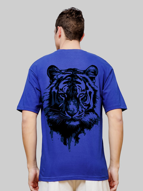 Adro Oversize T shirt for men | Drop shoulder T shirt | Mens Oversize T-shirt | 220 GSM Cotton Oversize Tshirt | Trendy Front and Back Printed T shirt
