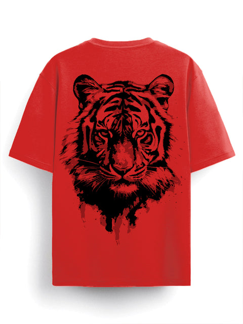 Adro Oversize T shirt for men | Drop shoulder T shirt | Mens Oversize T-shirt | 220 GSM Cotton Oversize Tshirt | Trendy Front and Back Printed T shirt