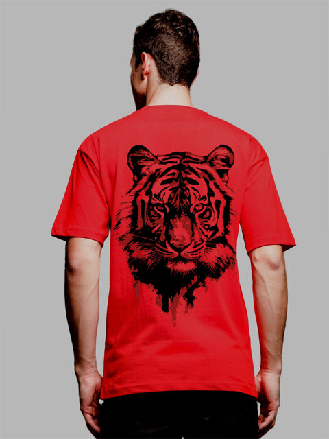 Adro Oversize T shirt for men | Drop shoulder T shirt | Mens Oversize T-shirt | 220 GSM Cotton Oversize Tshirt | Trendy Front and Back Printed T shirt