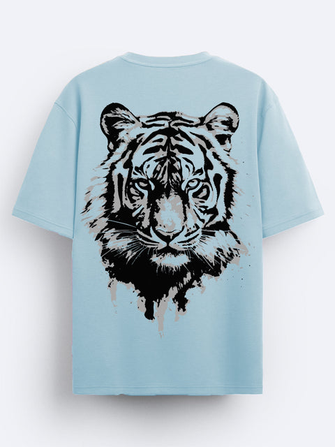 Adro Oversize T shirt for men | Drop shoulder T shirt | Mens Oversize T-shirt | 220 GSM Cotton Oversize Tshirt | Trendy Front and Back Printed T shirt
