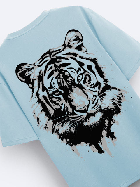 Adro Oversize T shirt for men | Drop shoulder T shirt | Mens Oversize T-shirt | 220 GSM Cotton Oversize Tshirt | Trendy Front and Back Printed T shirt