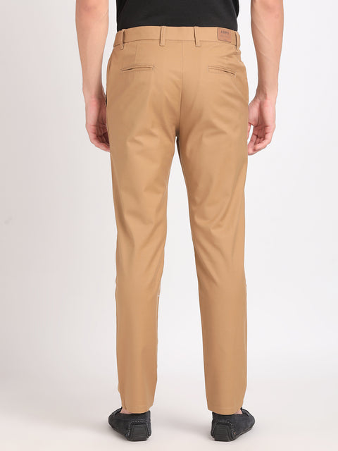 Ankle-Length Cotton Chinos for Men's Classic Style with Adjustable waist band.