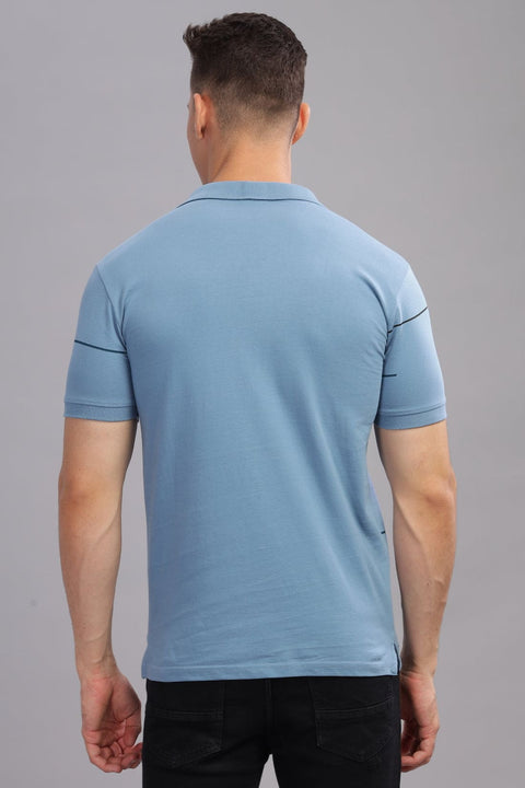 Adro Polo T-shirt for Men| Printed Polo T-Shirt | Cotton Polo T shirt Also in Plus Size