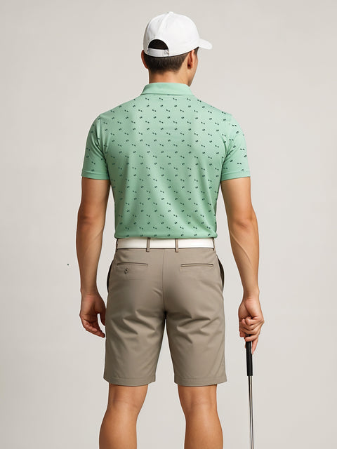 Adro Polo T-Shirt for Men – 100% Cotton Soft Fabric | Regular Fit Polo Tshirt | All over Printed Cotton Polo T Shirt for Men