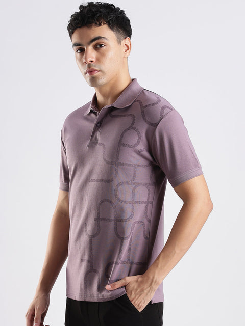 Adro Polo T-Shirt for Men – 100% Cotton Soft Fabric | Regular Fit Polo Tshirt | All over Printed Cotton Polo T Shirt for Men