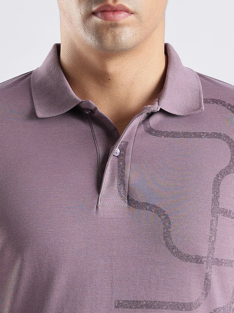 Adro Polo T-Shirt for Men – 100% Cotton Soft Fabric | Regular Fit Polo Tshirt | All over Printed Cotton Polo T Shirt for Men